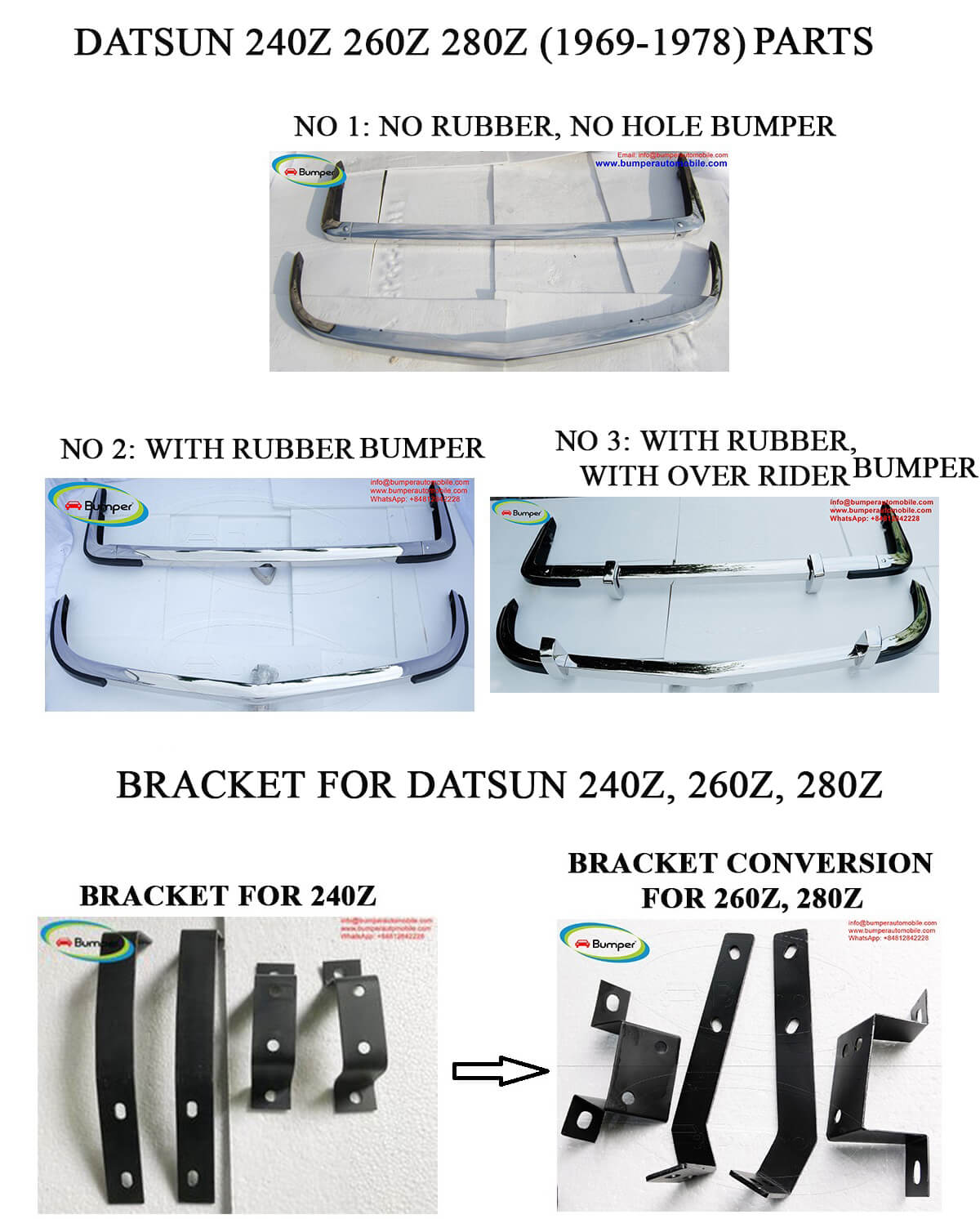 Datsun 240Z 260Z 280Z Year (1969-1978)