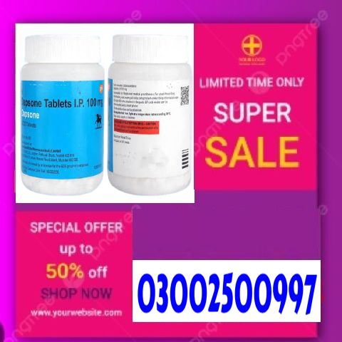 Dapsone 100mg Tablets In Sargodha / 03002500997 Order