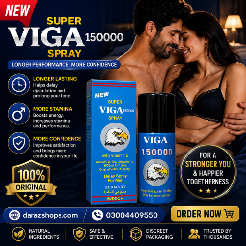 Viga 150000 Long Time Spray For Men – 45 ml In Karachi