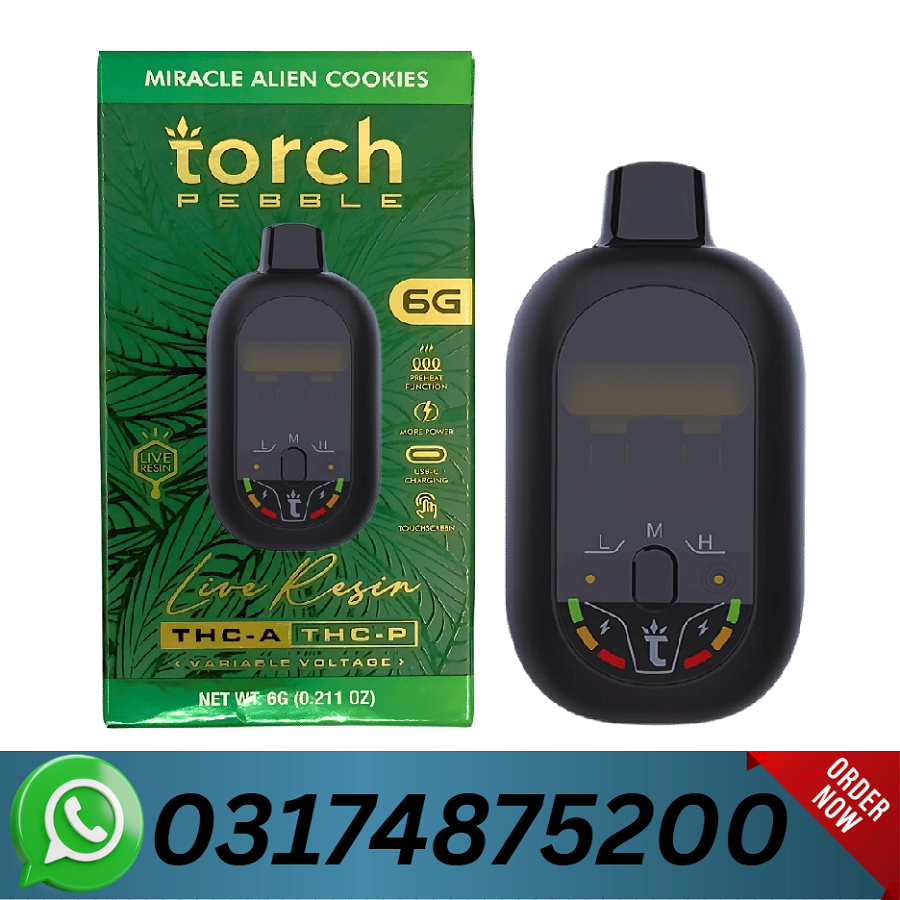 Torch Pebble Live Resin Disposable – 6g In Hyderabad – {03174875200}