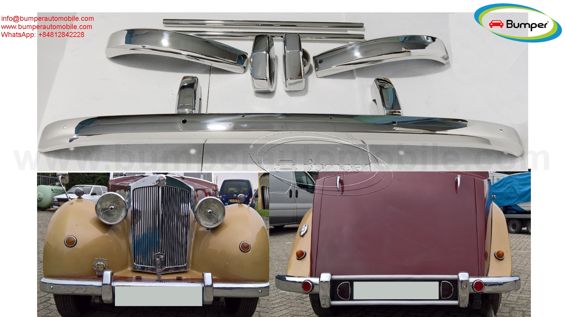 Triumph Renown Saloon (1949–1954) Bumper