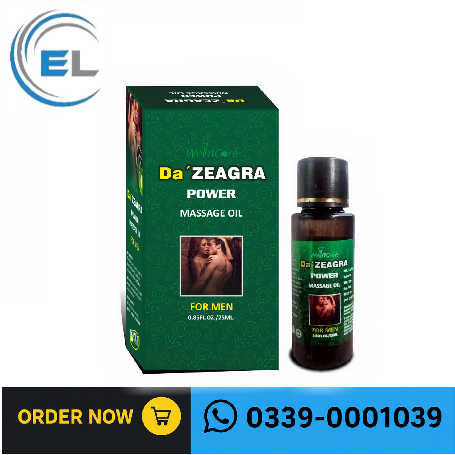 100% Original Da Zeagra Power Massage Oil In Pakistan [03390001039]