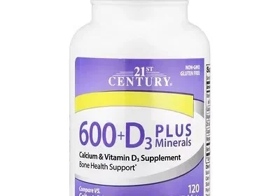 21st-Century-600D3-Plus-Minerals-120-Tablets-in-Pakistan