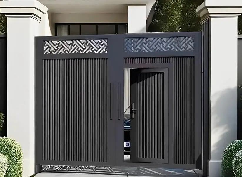 Double door gate – CNC Gate – Iron Gate – Steel Gate – Sliding Gate