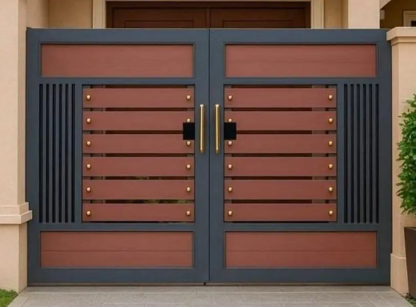 Double door gate – CNC Gate – Iron Gate – Steel Gate – Sliding Gate