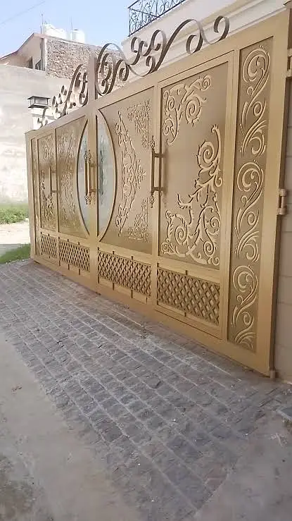 Double door gate – CNC Gate – Iron Gate – Steel Gate – Sliding Gate