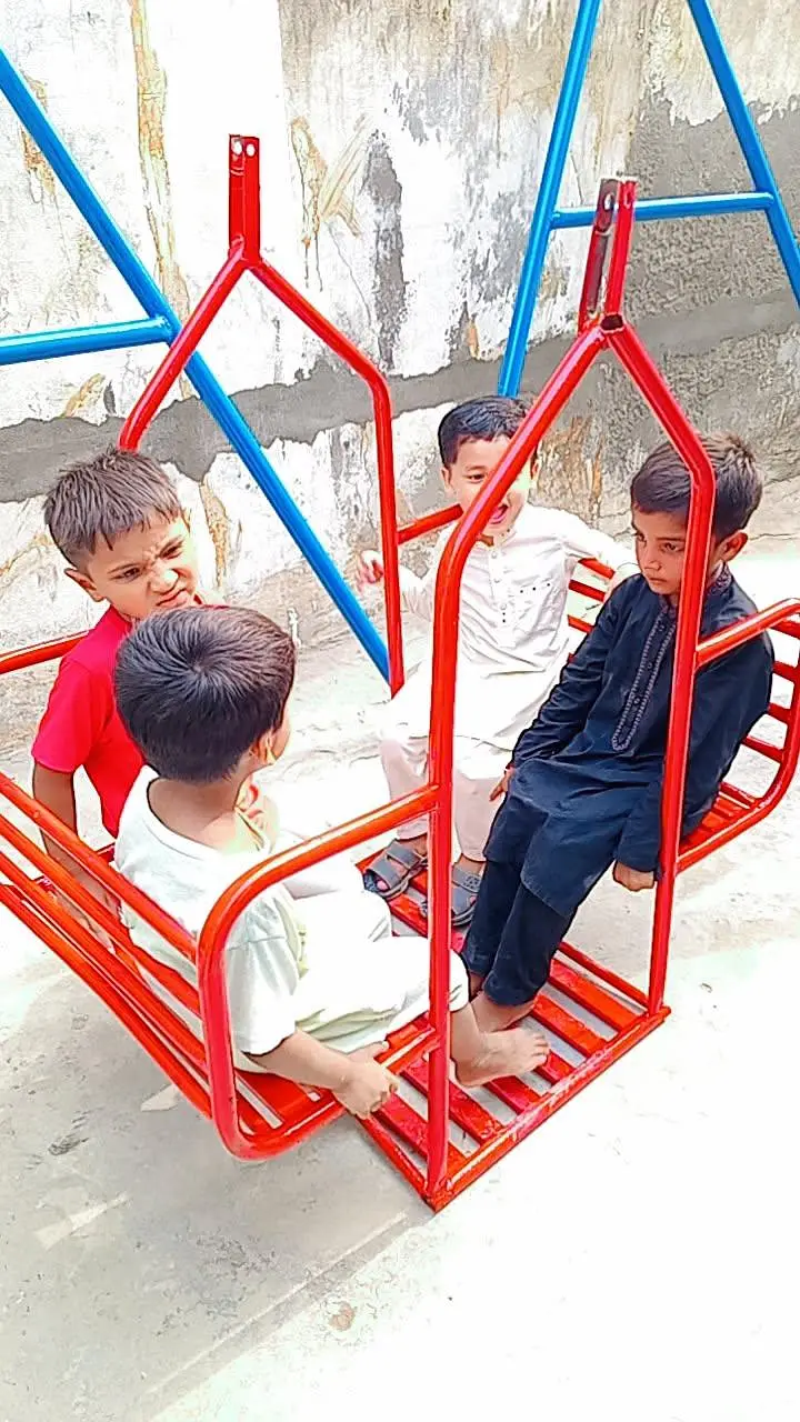 Jhoola Swing Slide Round Jhoolay Set For Kids
