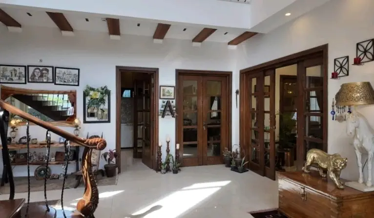 Immaculate Corner 20 Marla House Near To Park With Super Solid Construction Lift And Hybrid Solar System Situated At Elite Neighborhood Of L Block Phase 6 DHA Lahore