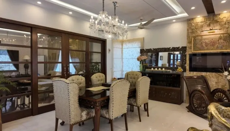Immaculate Corner 20 Marla House Near To Park With Super Solid Construction Lift And Hybrid Solar System Situated At Elite Neighborhood Of L Block Phase 6 DHA Lahore
