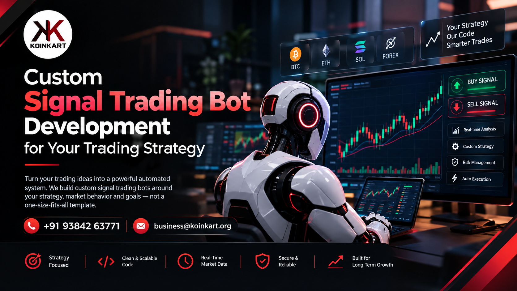 Custom Signal Trading Bot Development for Your Trading Strategy