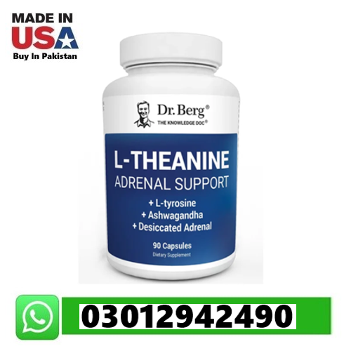Dr. Berg L-Theanine Adrenal Support Capsules in Gujranwala 03012942490