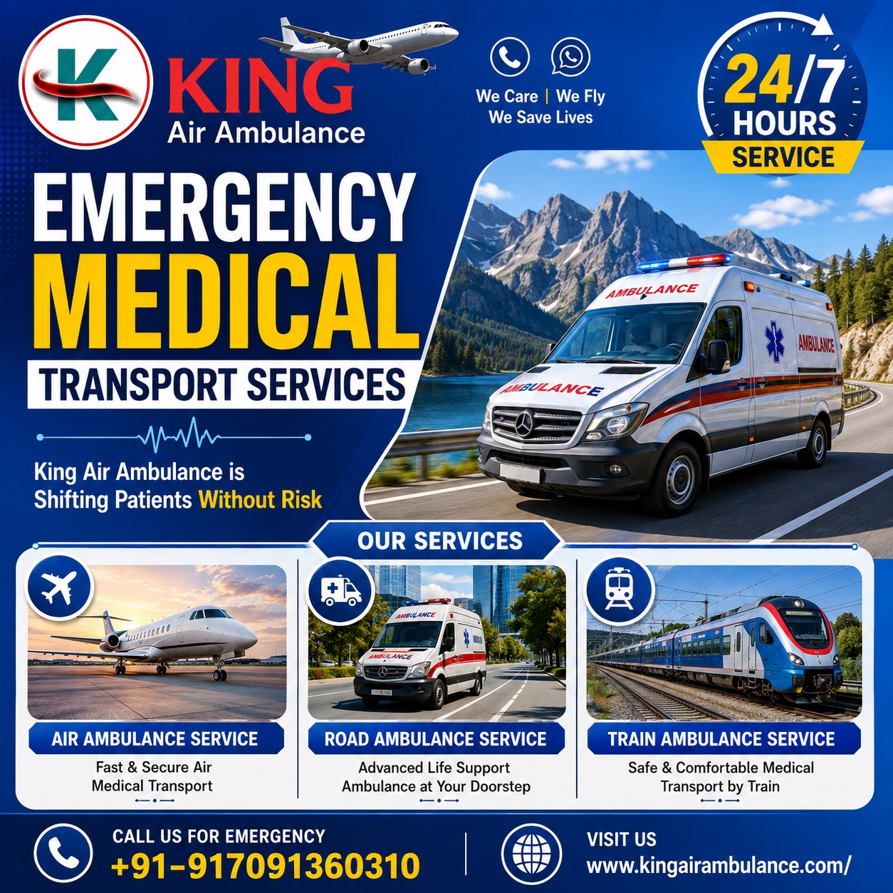 King Affordable Train Ambulance from Mumbai- Pocket Friendly Price offered