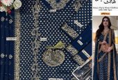Haris Shakeel Fancy Party Wear Chiffon 03 Pcs