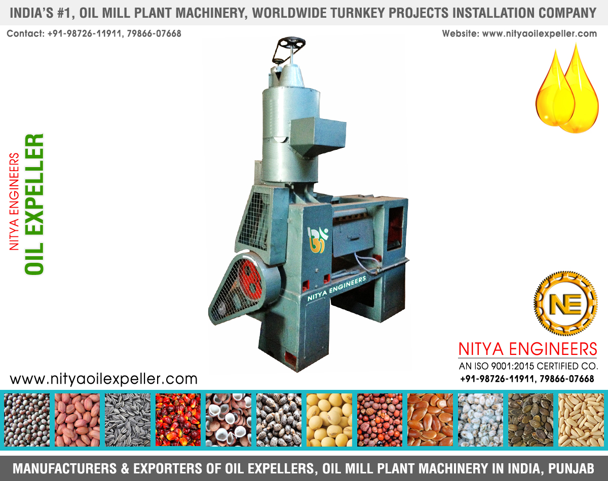 oil expellers, oil mill machinery, edible oil plant machinery, oil plant machines, oil press machines, oil mill Equipments & Spares in india +91-9872611911 https://www.nityaoilexpeller.com