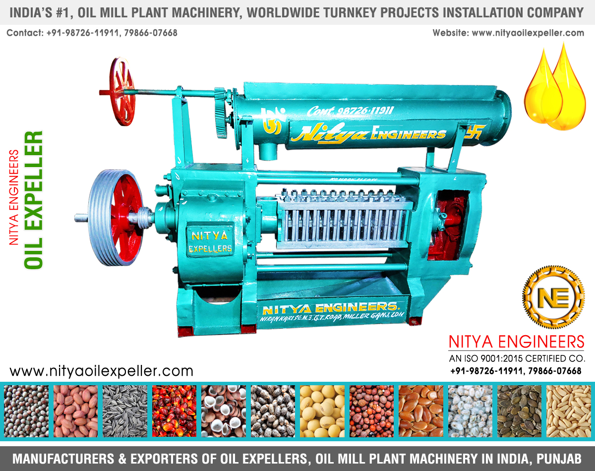 oil expellers, oil mill machinery, edible oil plant machinery, oil plant machines, oil press machines, oil mill Equipments & Spares in india +91-9872611911 https://www.nityaoilexpeller.com