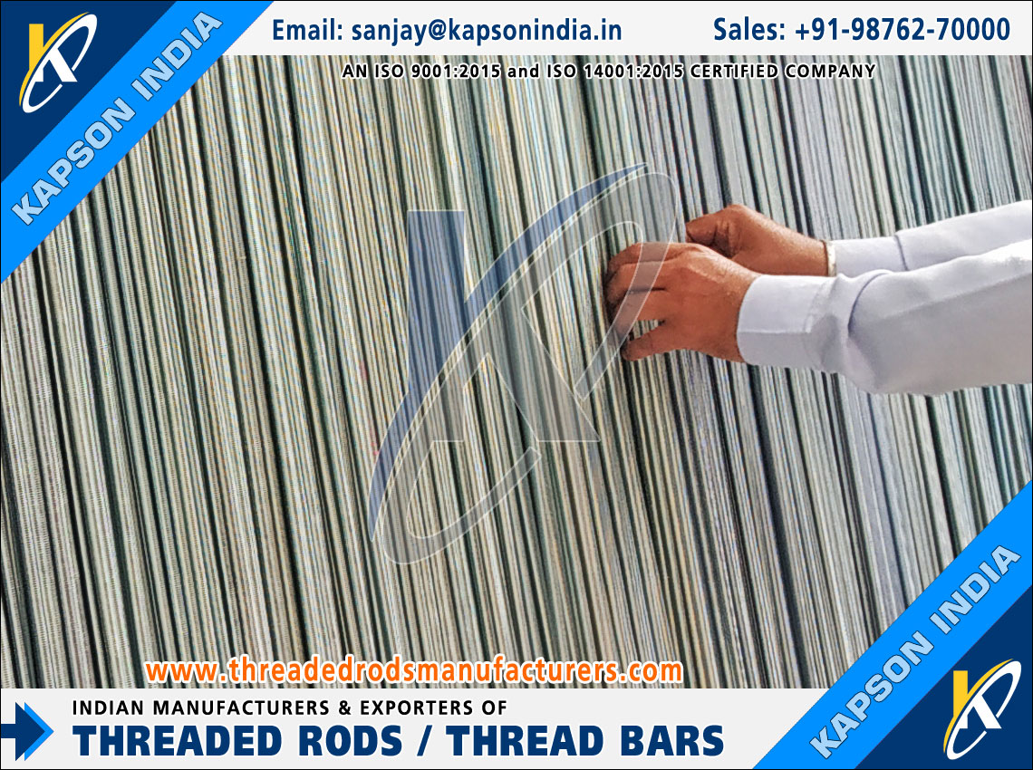 Threaded Rods & Bars, Hex Bolts, Hex Nuts Fasteners manufactures exporters India threadedrodsmanufacturers.com +91-9876270000