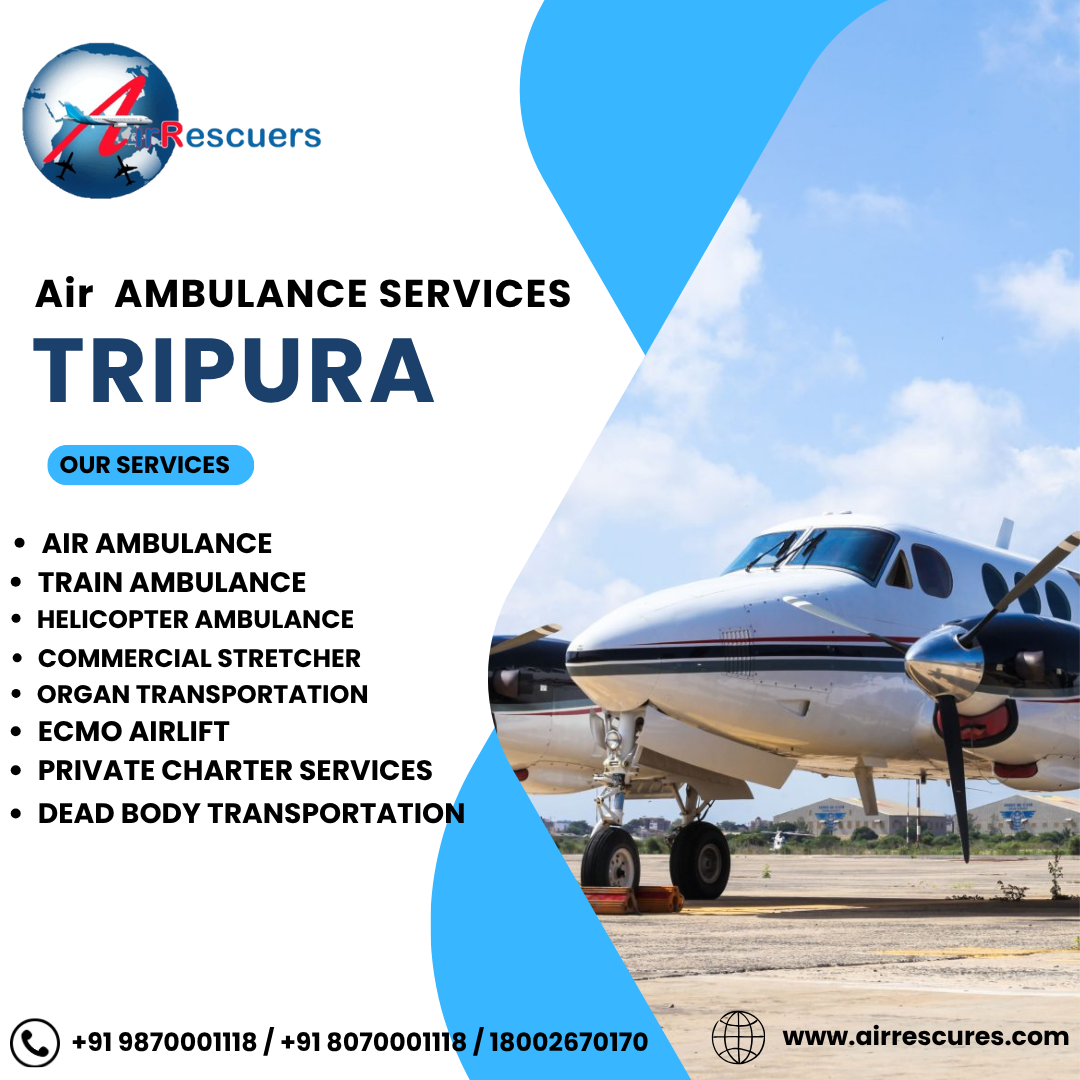 Accident Victim Transfer by Air from Tripura