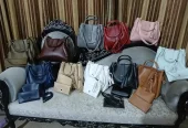 Ladies 3 Pcs Handbag Set – Black Stylish
