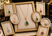Ladies Jewelry / Women Necklace / Pendant Set / Fashion Jewelry