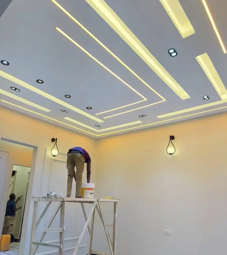 Gypsum Board ceiling, Gypsum Drywall partition, Office Partition,