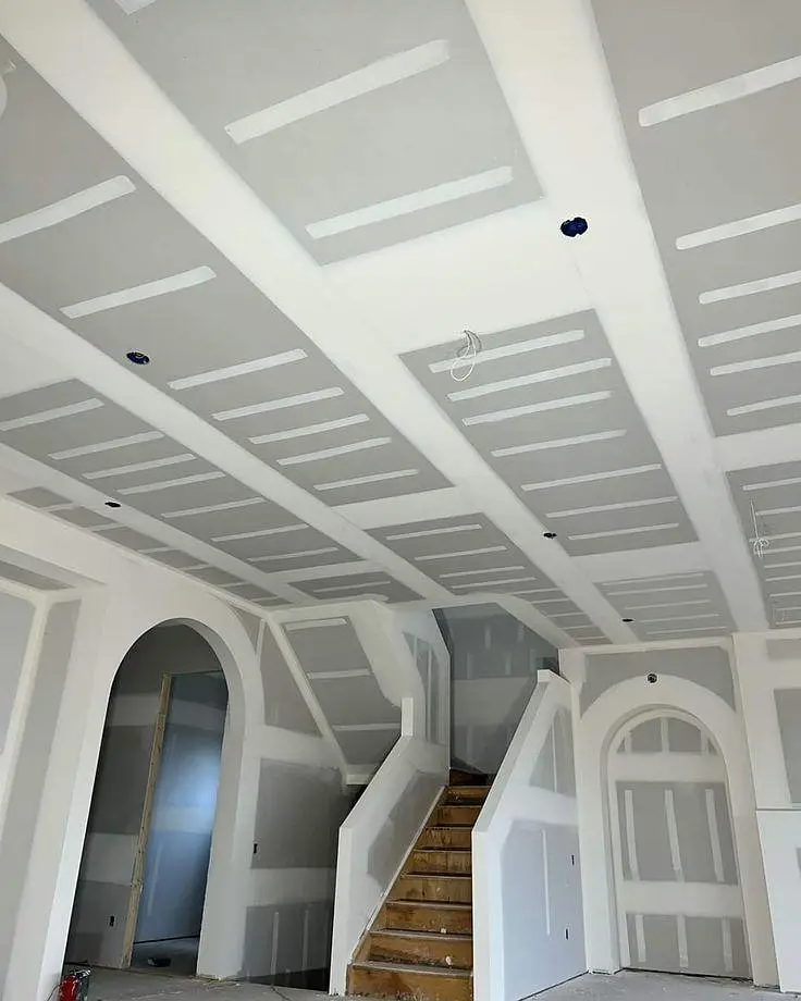 Gypsum Board ceiling, Gypsum Drywall partition, Office Partition,