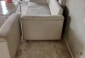 L shaped Sofa in off white color