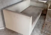 L shaped Sofa in off white color