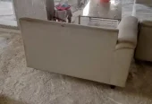 L shaped Sofa in off white color
