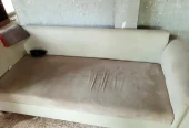 L shaped Sofa in off white color