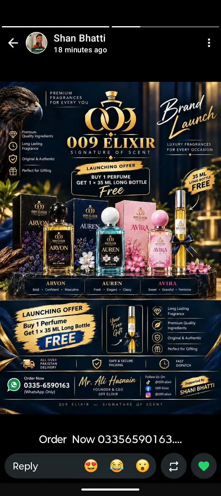 009 ELIXIR Luxury perfumes – premium signature scents