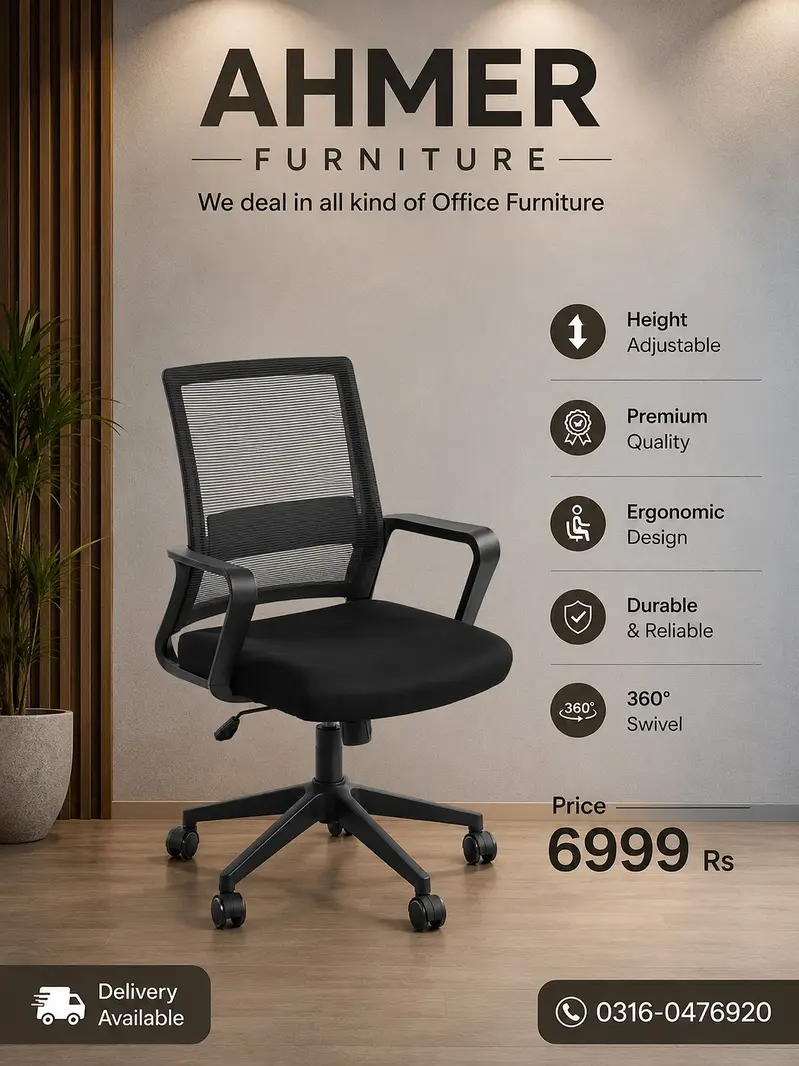 Executive chairs – gaming chairs – visitor chairs – revolving chairs