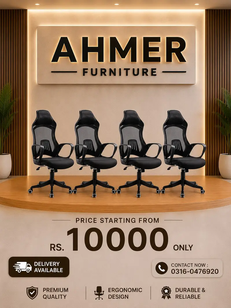 Executive chairs – gaming chairs – visitor chairs – revolving chairs
