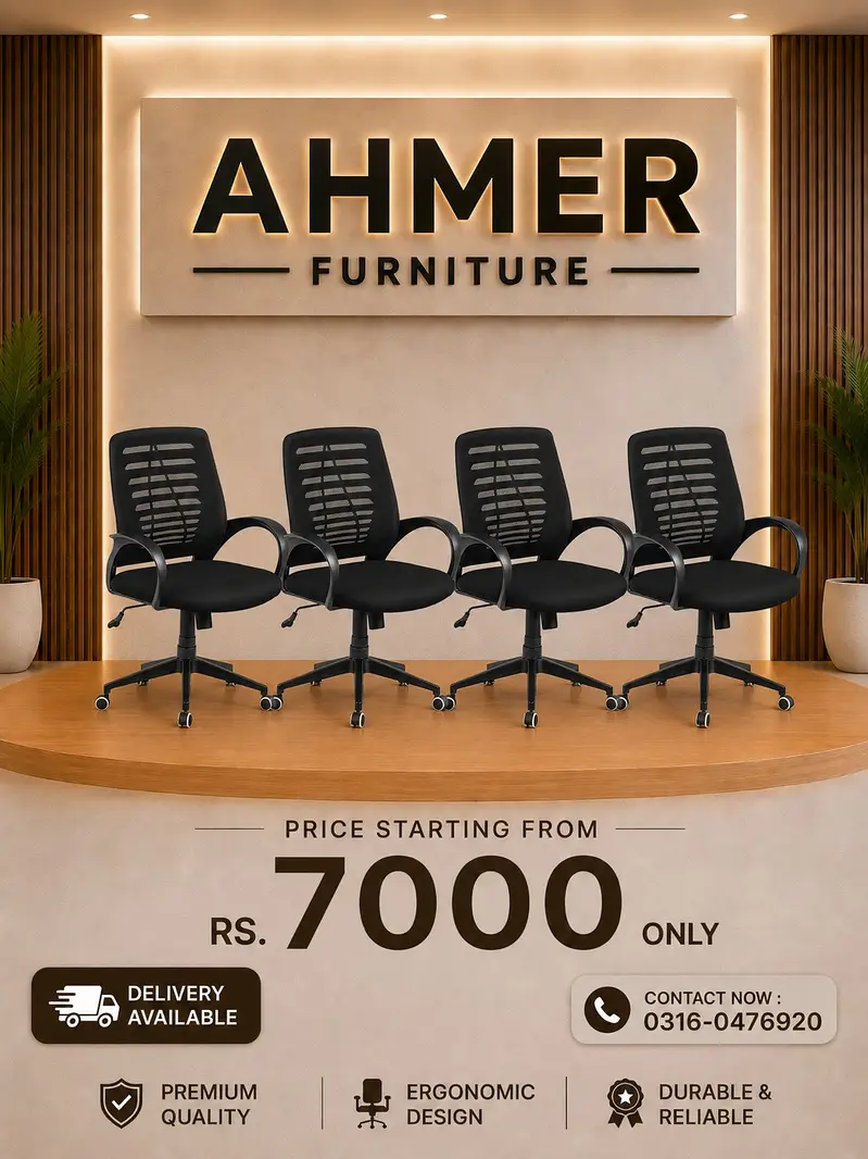 Executive chairs – gaming chairs – visitor chairs – revolving chairs