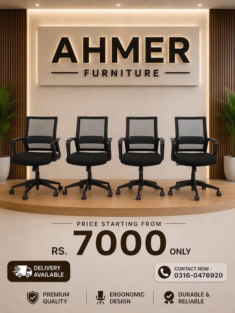 Executive chairs – gaming chairs – visitor chairs – revolving chairs