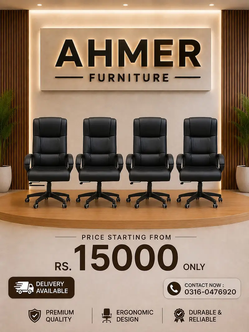 Executive chairs – gaming chairs – visitor chairs – revolving chairs