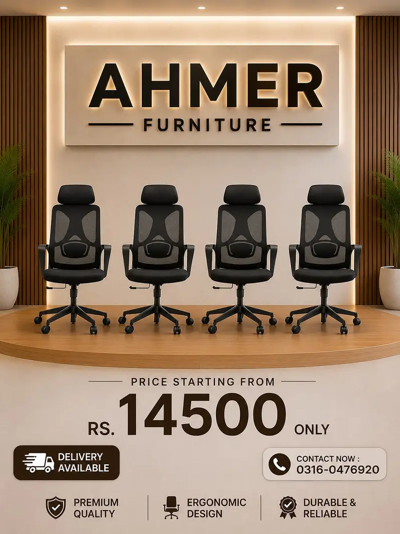 Executive chairs – gaming chairs – visitor chairs – revolving chairs