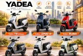 Yadea Electric Bikes | T5 Lithium, EPOC-H, Ruibin, M3 & Velax, EV bike