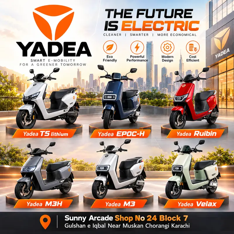 Yadea Electric Bikes | T5 Lithium, EPOC-H, Ruibin, M3 & Velax, EV bike