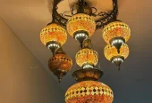 6-Piece Decorative Lights Set – Turkish Chandelier & Lamps