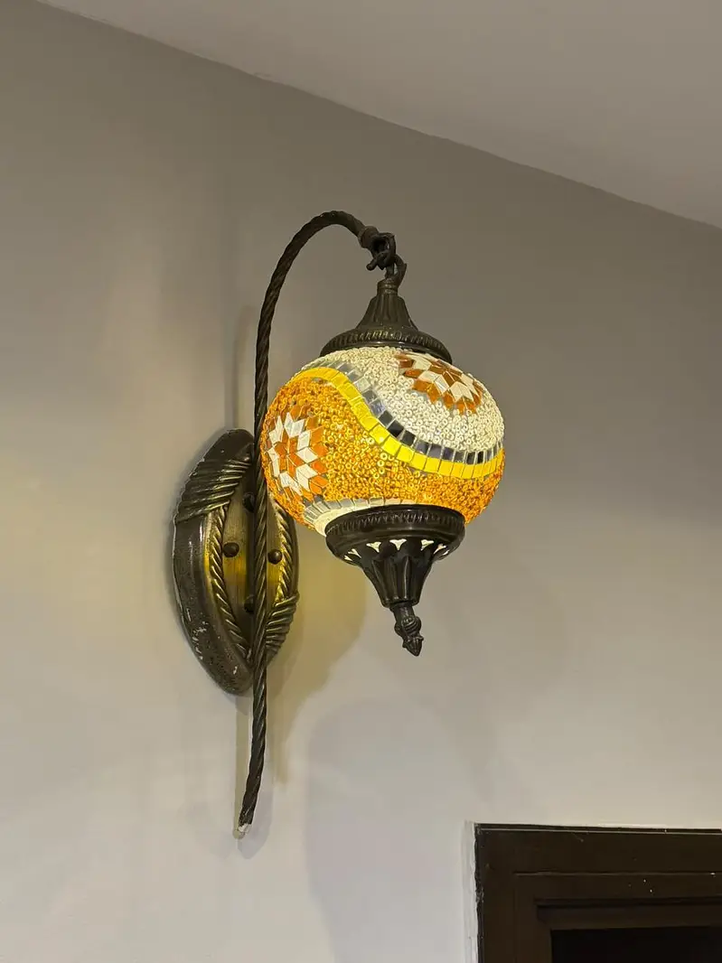 6-Piece Decorative Lights Set – Turkish Chandelier & Lamps