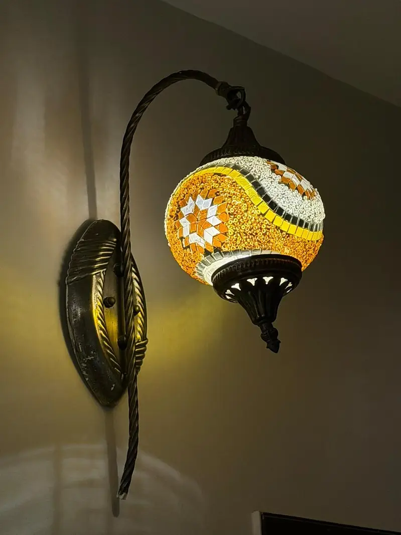 6-Piece Decorative Lights Set – Turkish Chandelier & Lamps