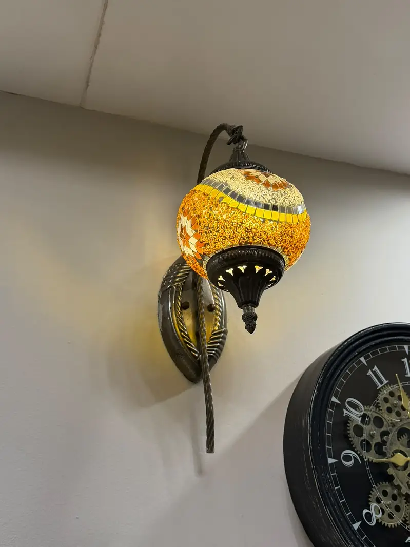 6-Piece Decorative Lights Set – Turkish Chandelier & Lamps
