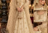Luxury Pakistani Indian Bridal Dress | Heavy Embroidered Wedding Wear