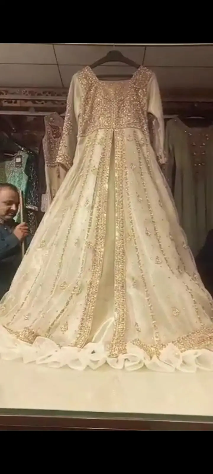 Luxury Pakistani Indian Bridal Dress | Heavy Embroidered Wedding Wear