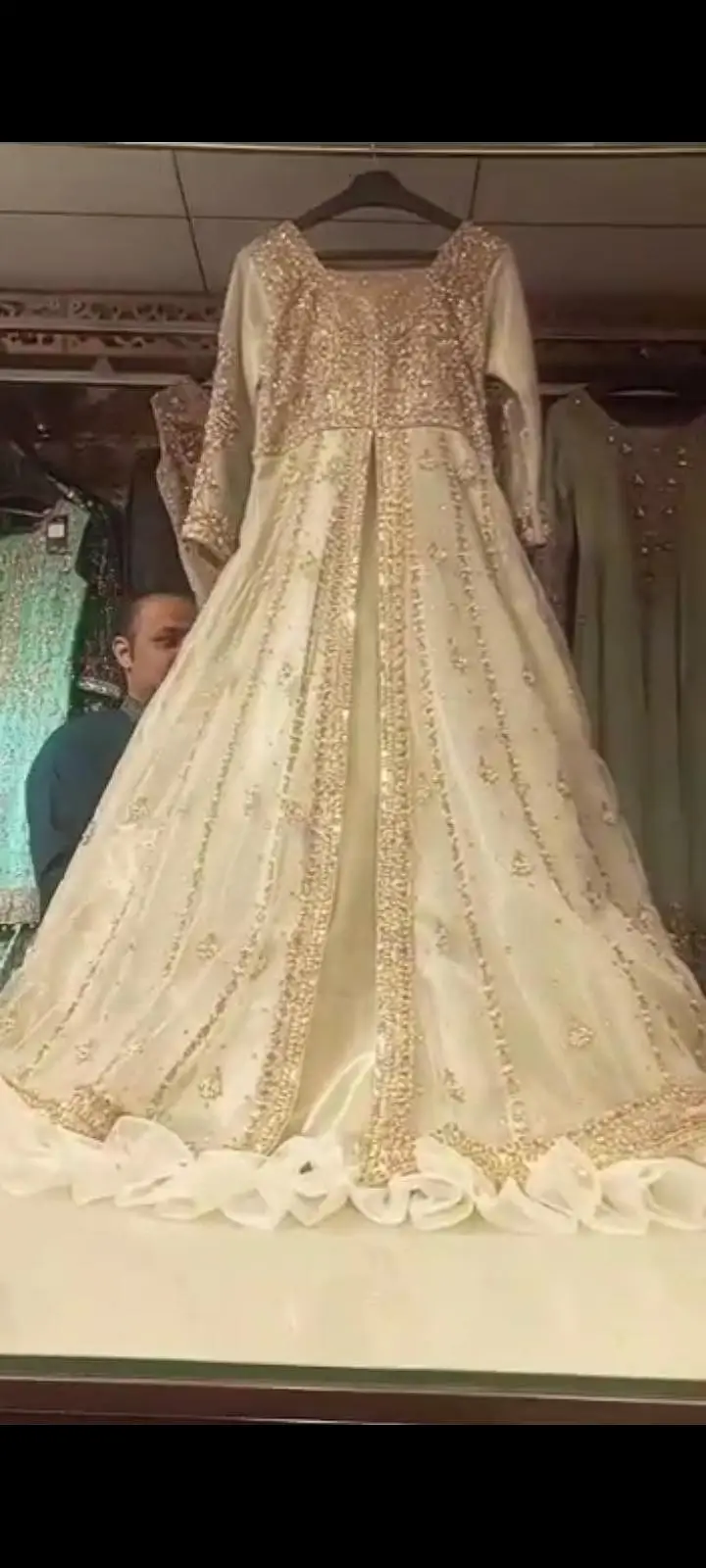 Luxury Pakistani Indian Bridal Dress | Heavy Embroidered Wedding Wear