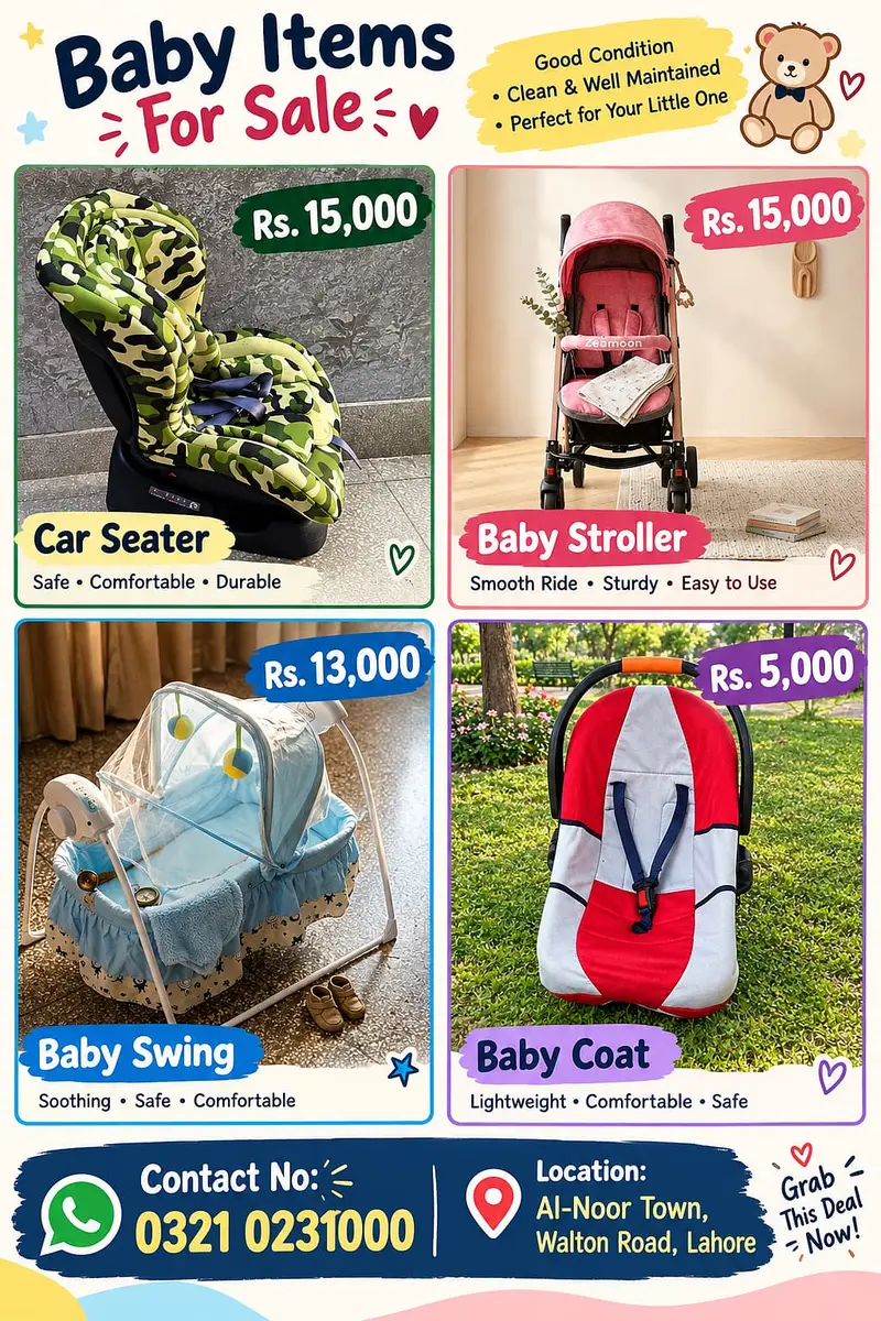 Baby Products/Baby Accessories/Kids Items/Used Baby Items