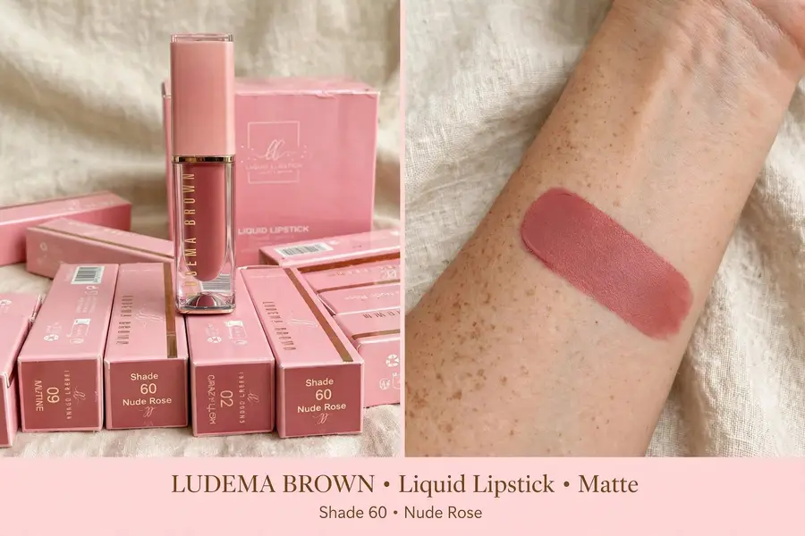 LUDEMA BROWN Liquid Lipstick