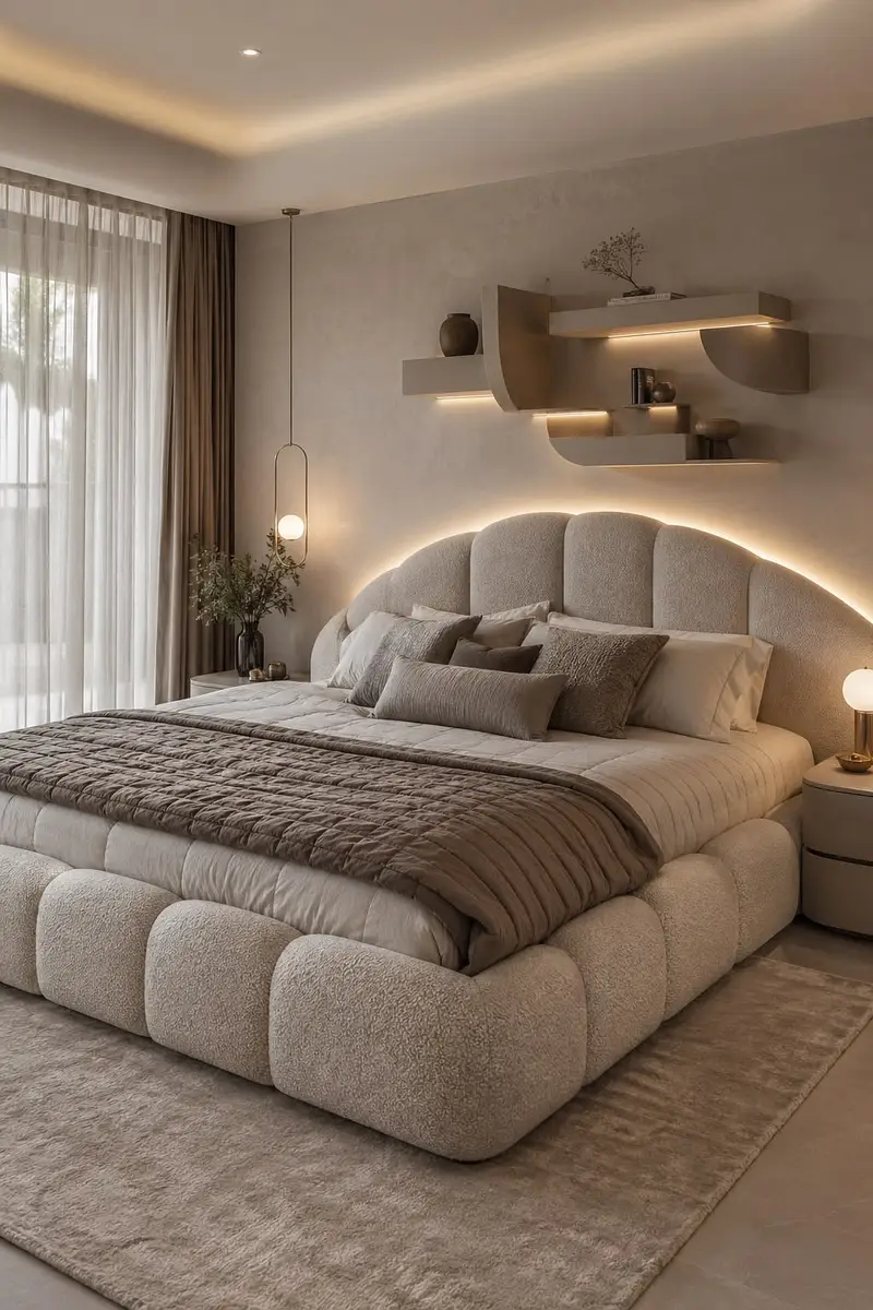 Bubble bed – King size bubble bed-Stylish bubble bed- Bed designs