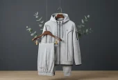 Premium Winter collection | Men Grey Hoodie Track Suit Aura_trend