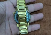 Golden Skeleton Design Watch